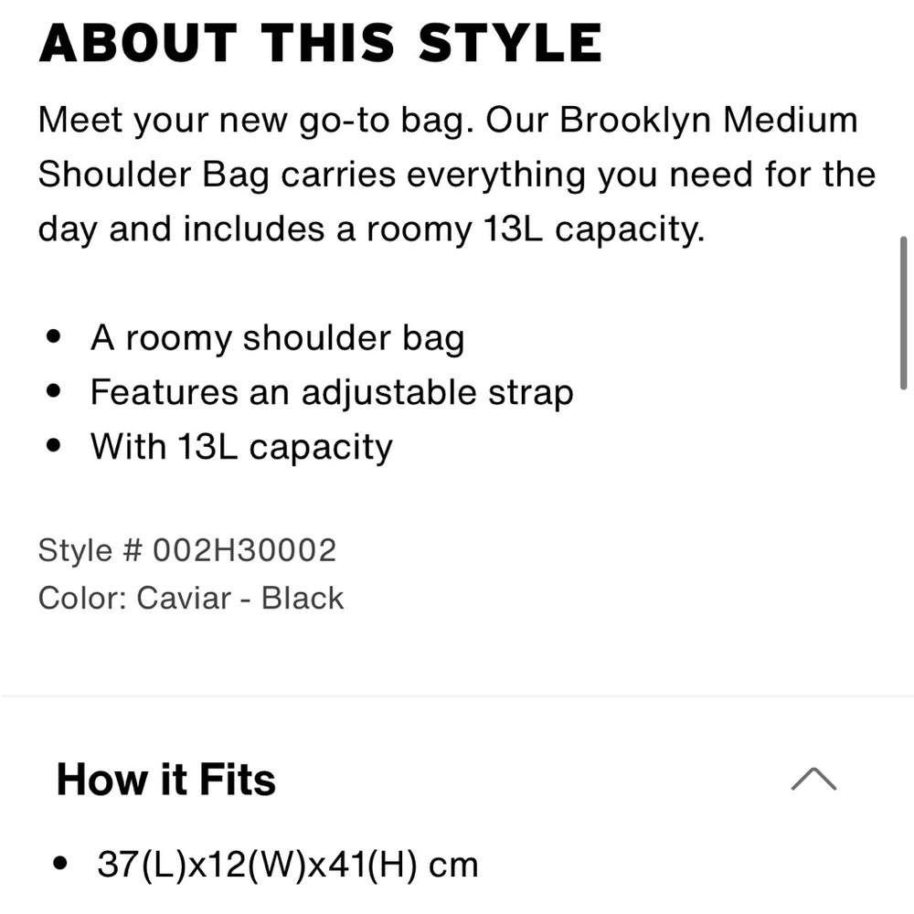 LEVI’S BLACK Crossbody Bag LEVI Brooklyn Medium Shoulder Bag - Picture 5 of 9